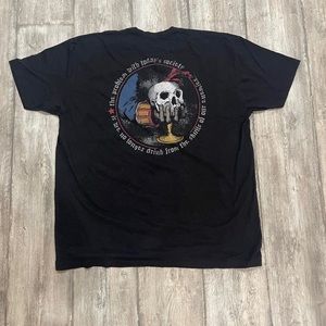1776 United cyber y2k skull t shirt